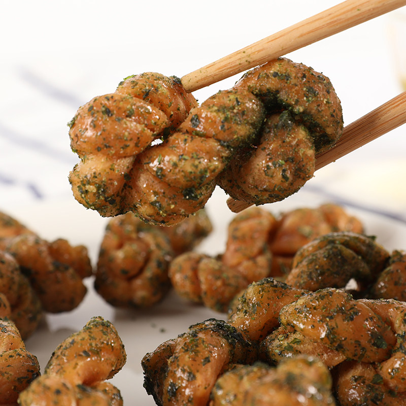 甬趣坊网红麻花海苔味麻花罐装宁波特产矮酥油赞子小休闲网红零食