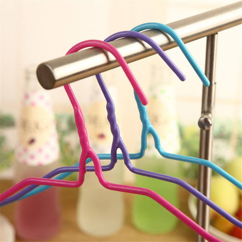 大号带钩衣架浸塑衣架成人晾衣架裤架两用防滑挂钩衣架家用挂衣架