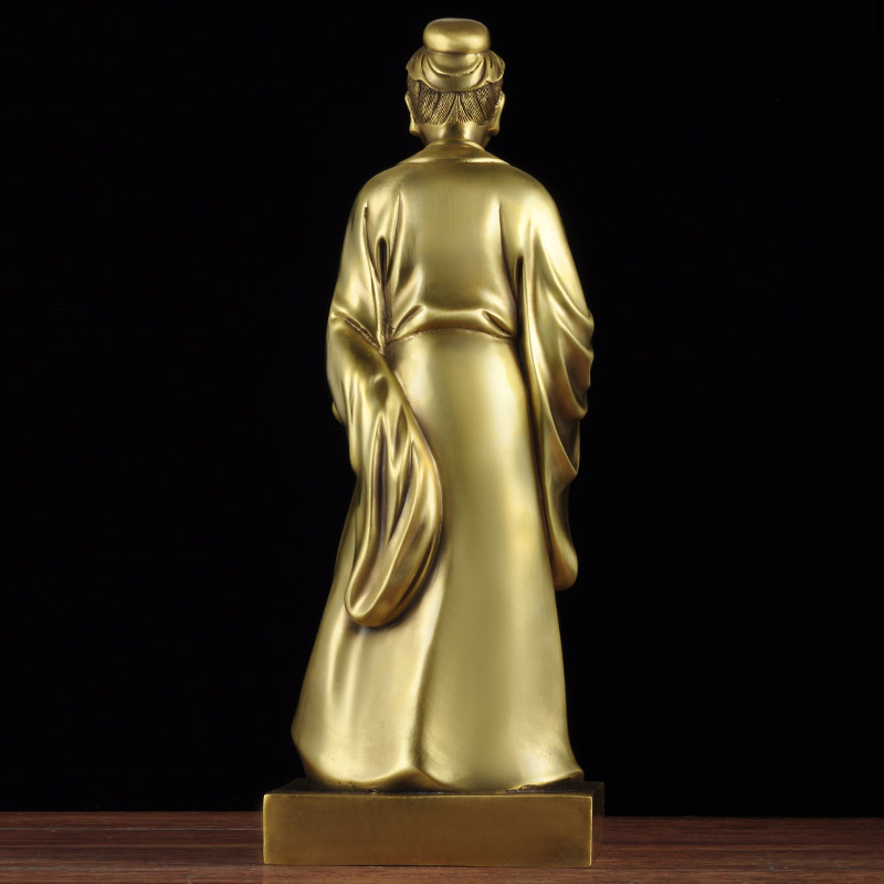 华佗铜像全铜神医中医药店孙思邈药王医圣供奉装饰摆件