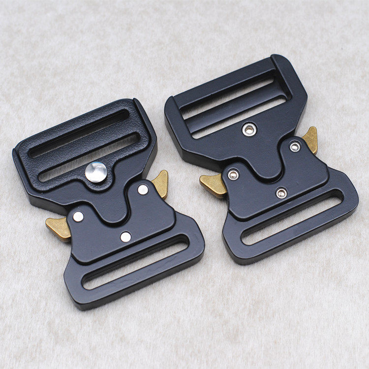 插扣27mm38mm眼镜蛇战术金属卡扣迷彩织带腰带带扣纽扣