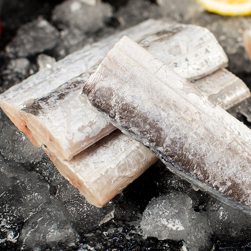 带鱼新鲜刀鱼冷冻段新鲜特级大刀段刀鱼中段带冰带鱼