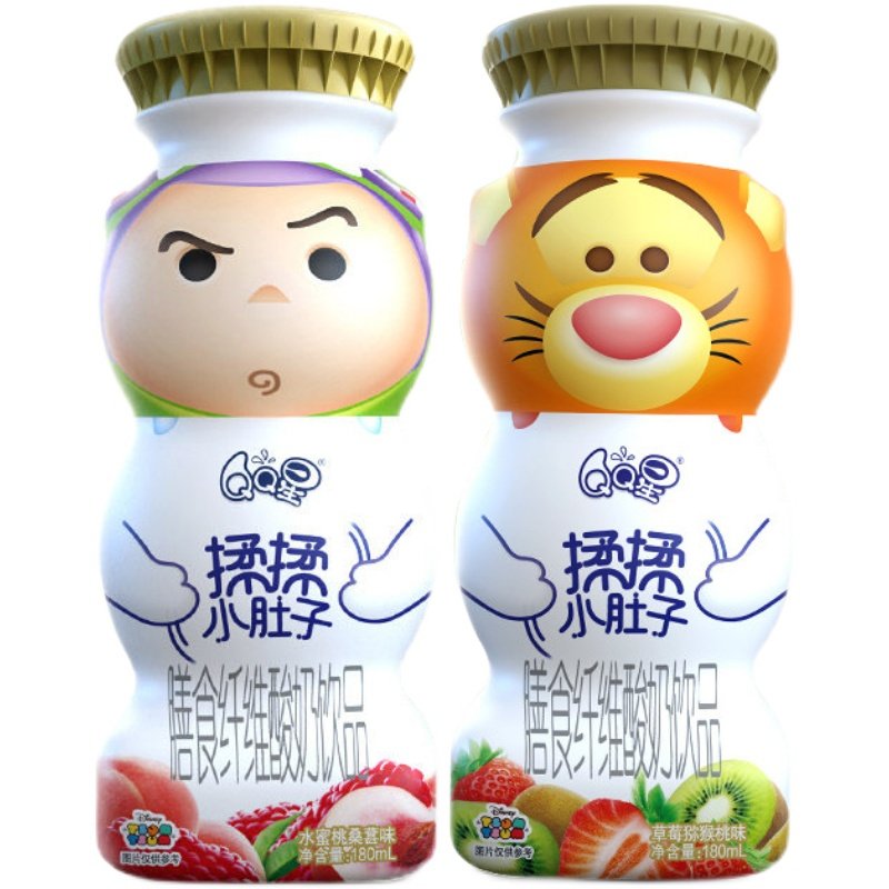 【伊利qq星】揉揉小肚子酸奶16瓶(热品库)