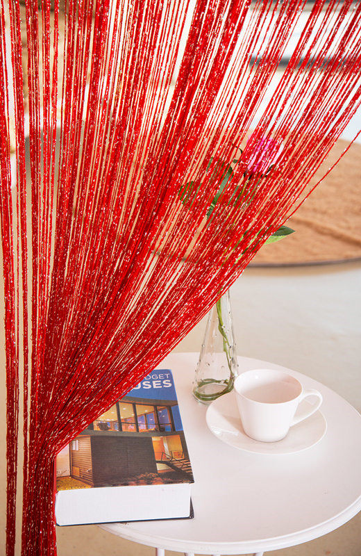 婚庆丝线卧室门帘挂帘隔断玄关韩式窗帘婚礼线帘