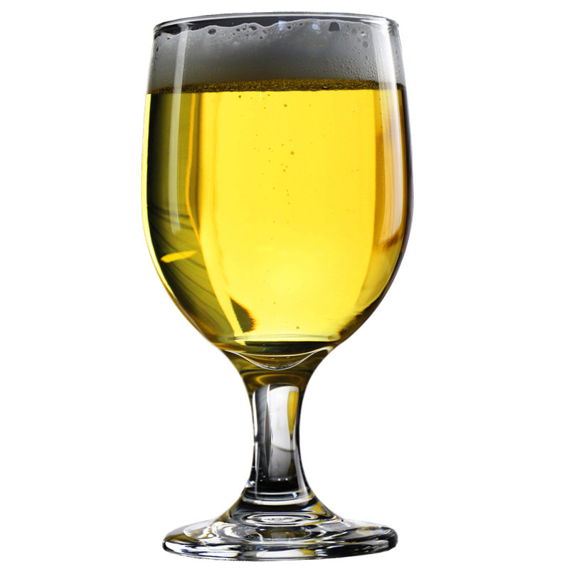 libbey创意玻璃小麦啤酒杯酒吧专用个性高脚杯冷饮啤酒杯
