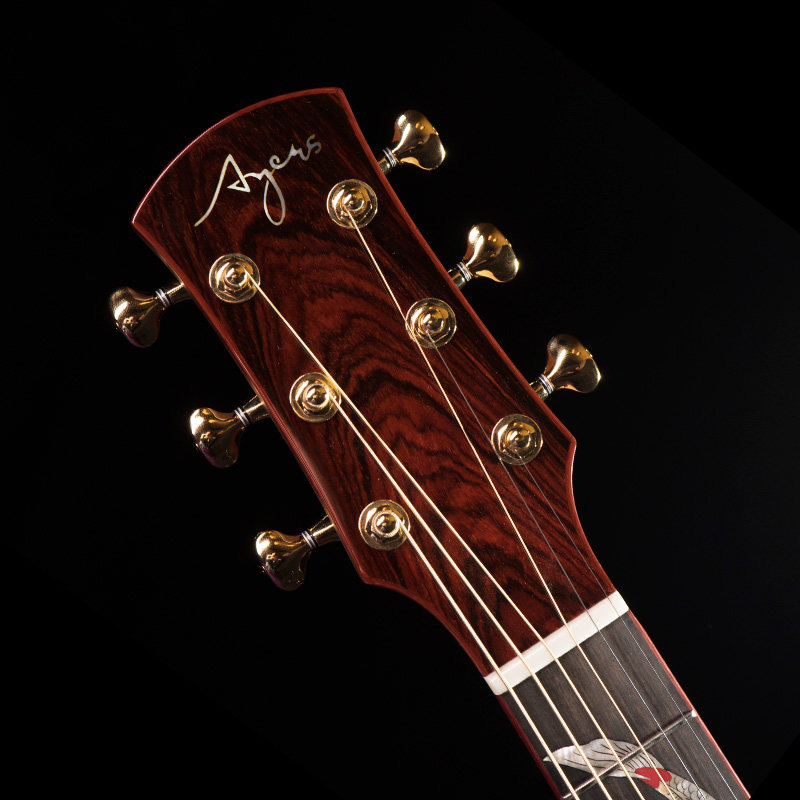 吉他平方越南手工ayers爱乐大师锦鲤全单民谣木吉吉他-民谣吉他