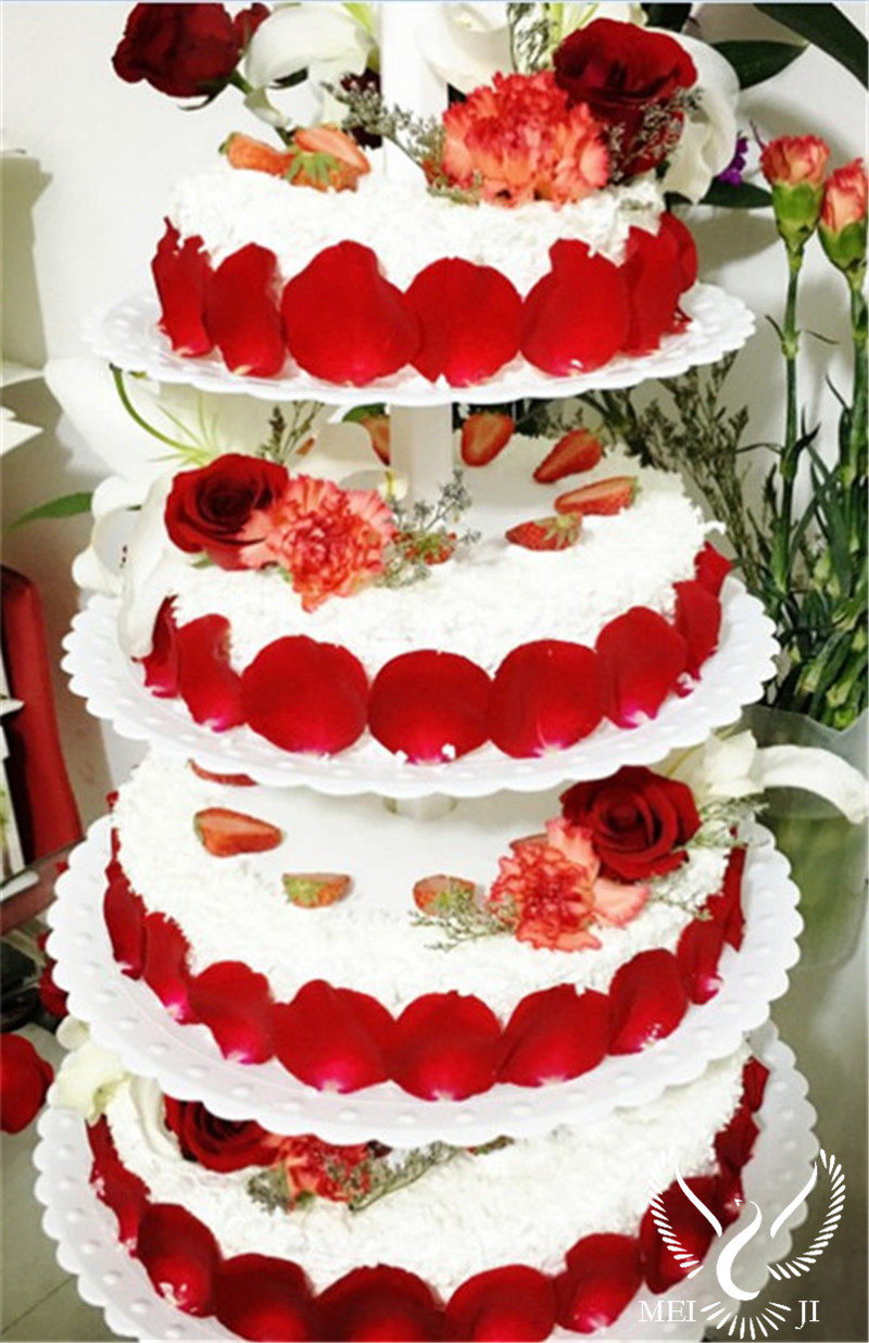 多层4层婚礼生日蛋糕祝寿开业庆典北京上海深圳广州全国同城配送