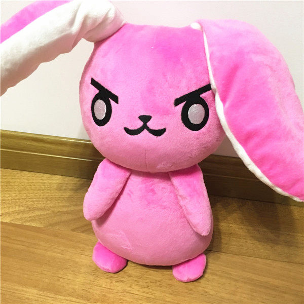 茶猫日本动漫周边守望先锋dva兔子毛绒玩具布偶毛绒动漫毛绒