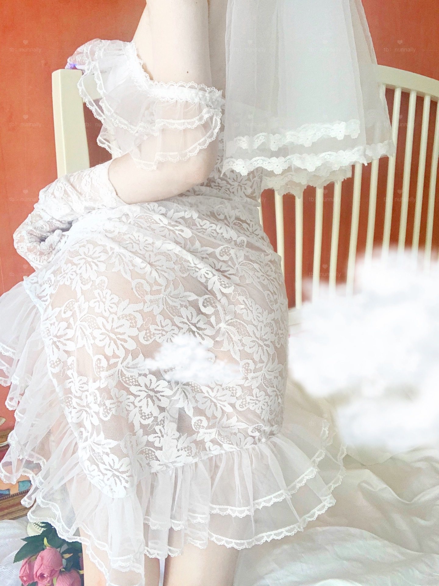 少量现货嫁给给你高端情趣婚纱性感新娘蜜月内衣配件