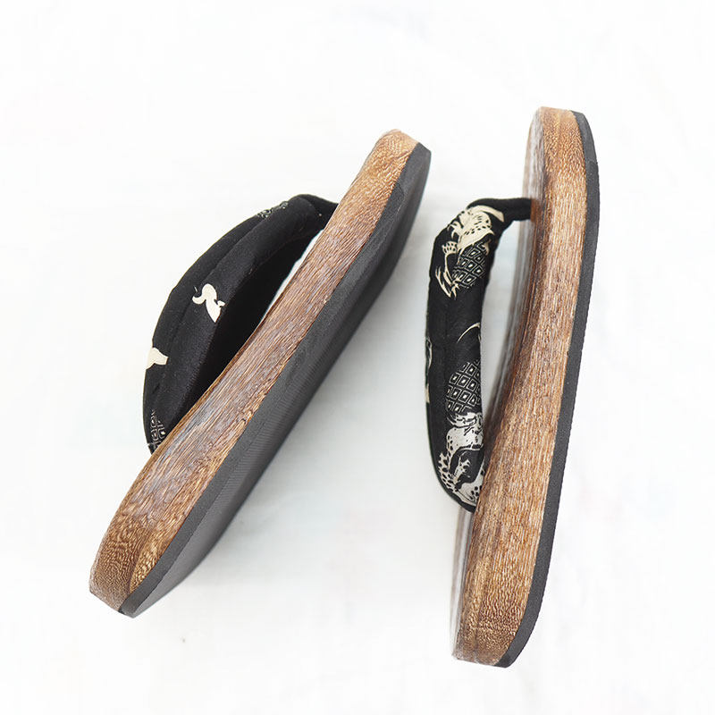 木屐男鞋日常花园人字国风厚底夏男鞋中式cos人字拖