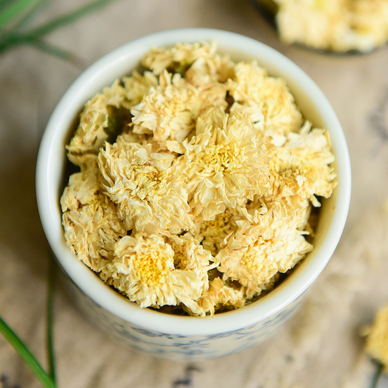 正宗花草茶花草杭白菊胎菊野生特级干另黄山菊花代用