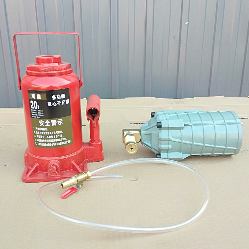 助力液压千斤顶50吨32t空心千金金顶改装辅助器千斤顶