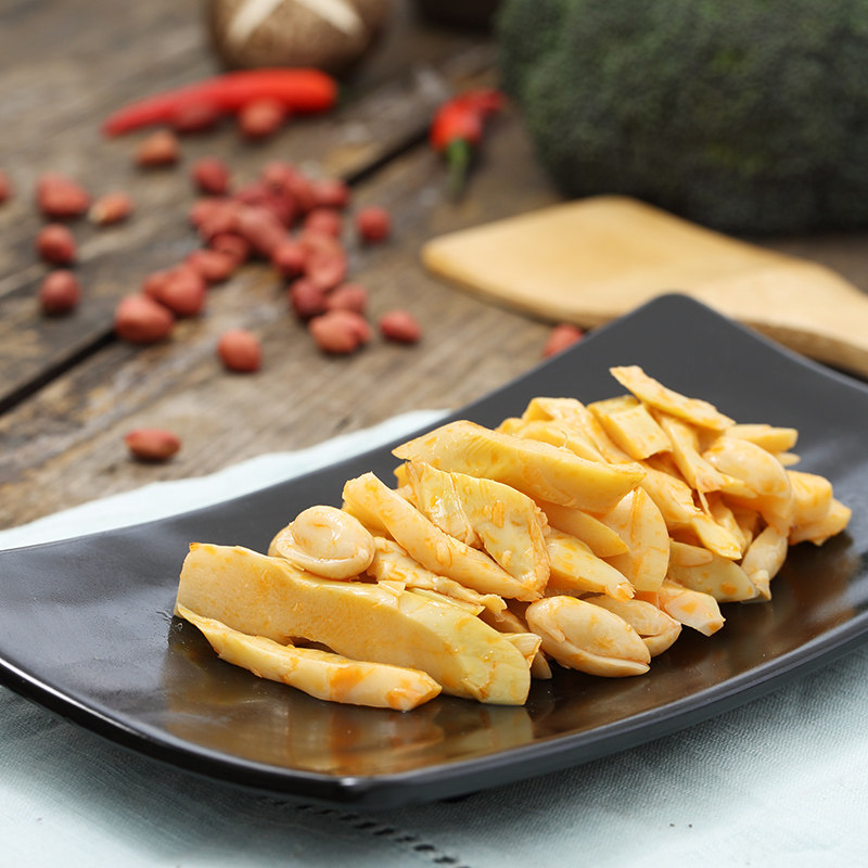 马克花生笋心128g即食袋装零食素食笋类制品