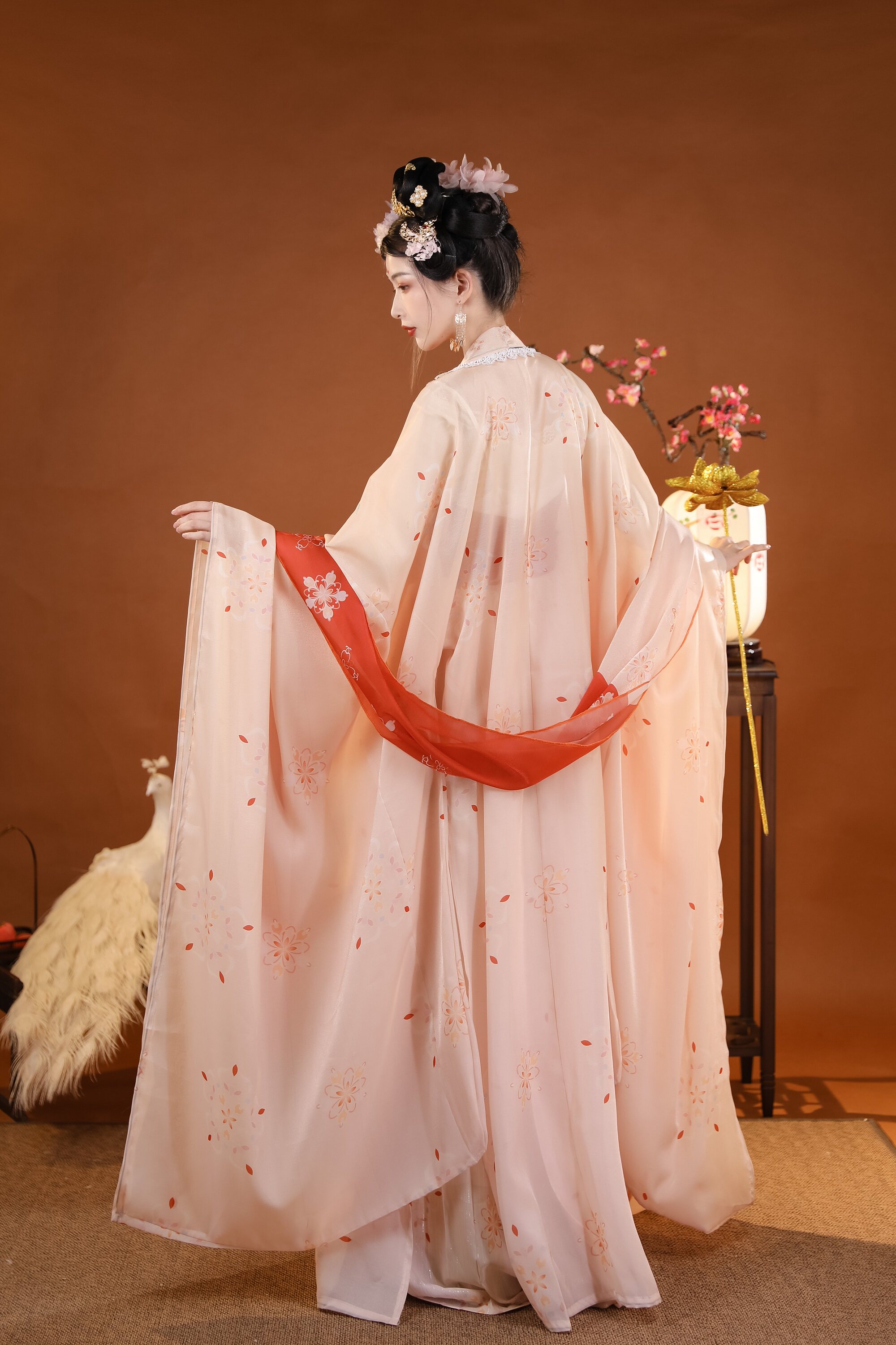 五五唐风汉襦裙齐胸对襟片式一片原创五年诃子汉服