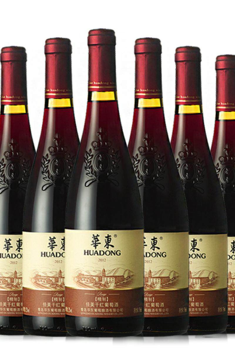 华东佳美红葡萄酒750ml6瓶整箱干红静态葡萄酒