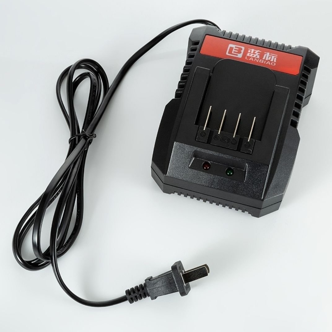 蓝标搭架钢索20v充电电钻锂电池充电器扳手电锤电钻