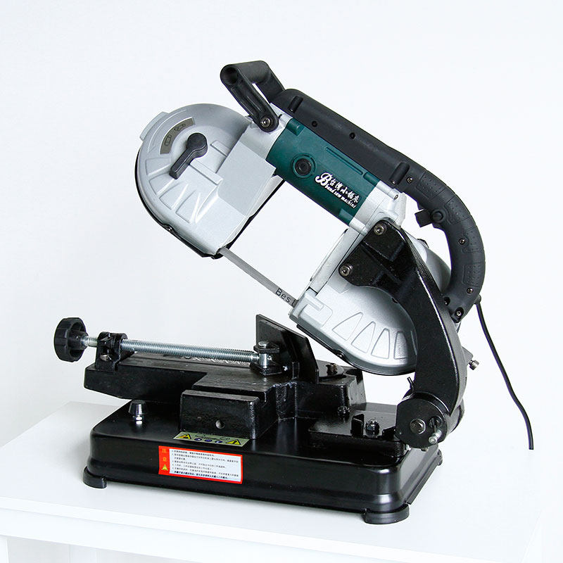 台湾小锯床10w2小型卧式电动带锯机电缆切割机钢管锯切机带锯床