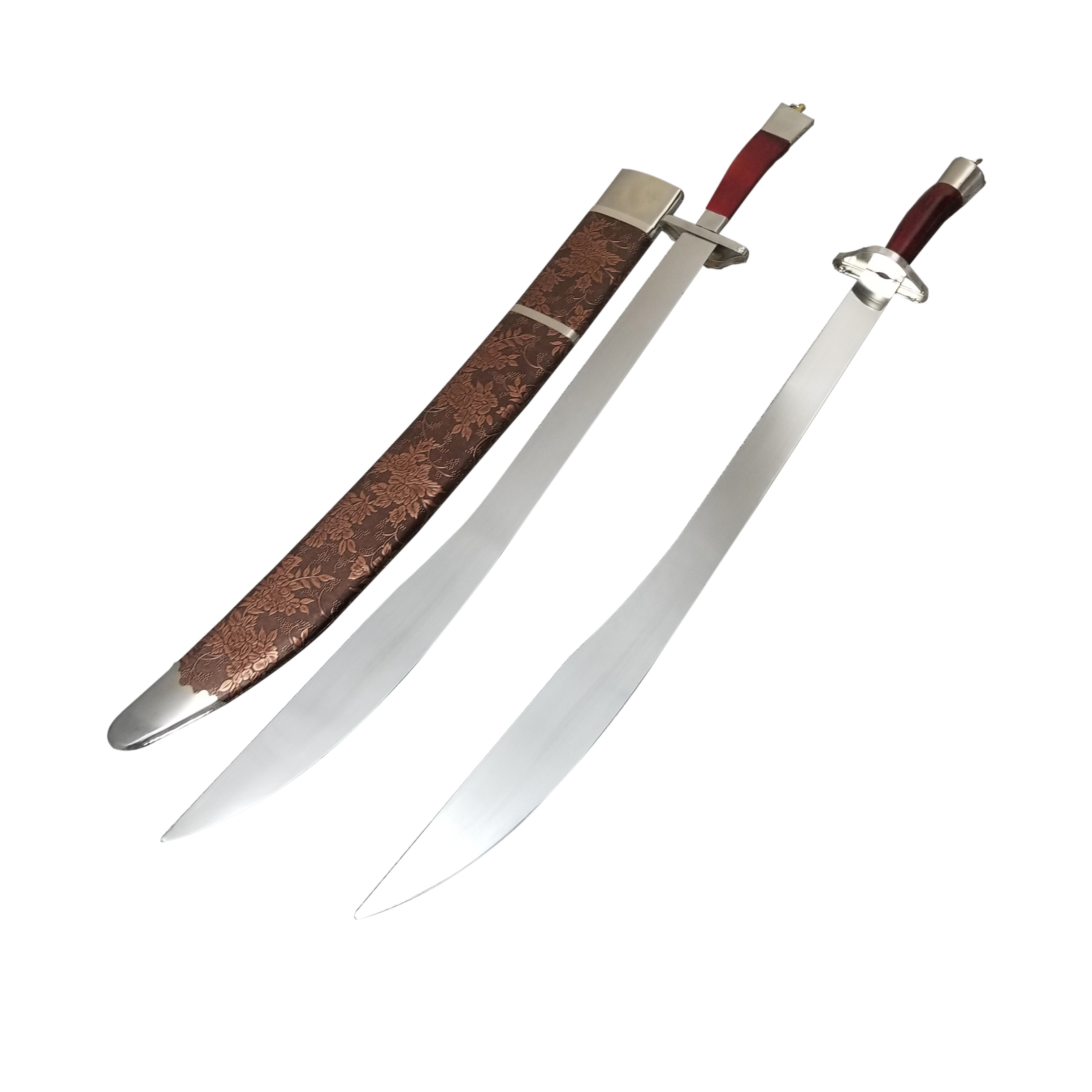 双刀表演木兰太极武术成人儿童软刀未开开刃更多武术装备