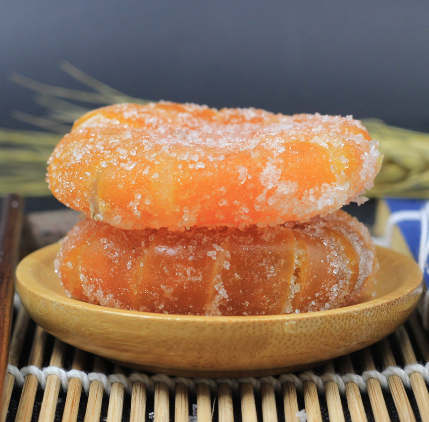 正宗红桔饼 老式手工红橘饼大橘桔子饼蜜饯糕点月饼