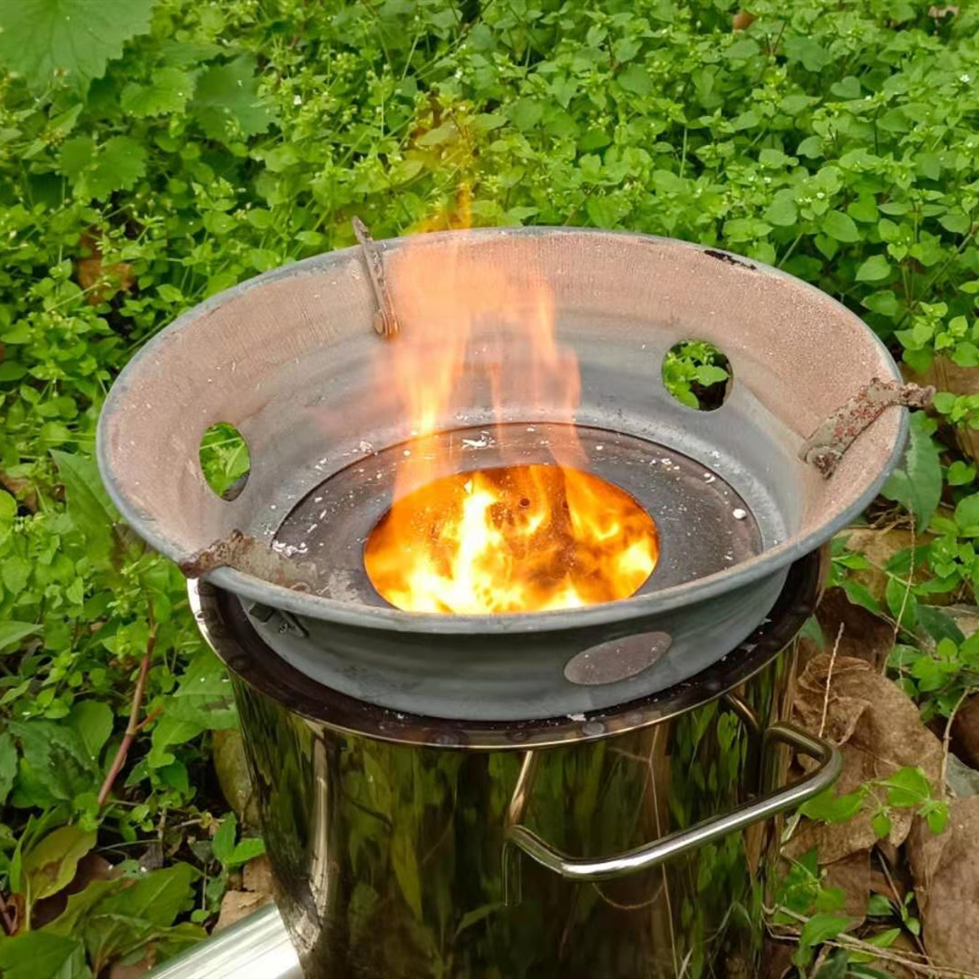 柴火炒菜便携农村节能火炉地锅地锅灶柴炉烧水野餐炉具