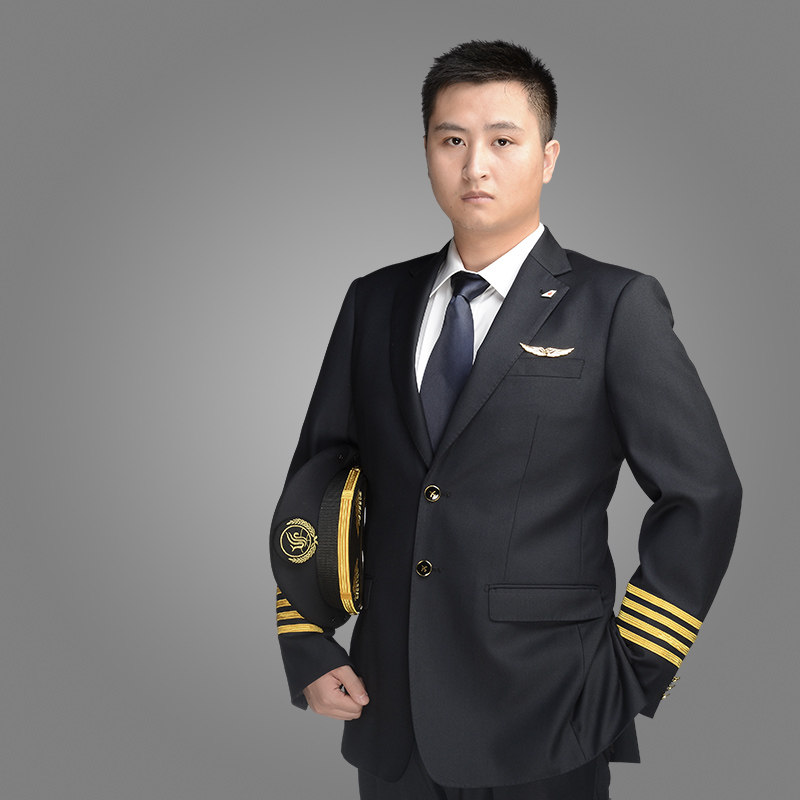 民航制服飞行员西装上衣 商务休闲西服套装男士西装 职业正装