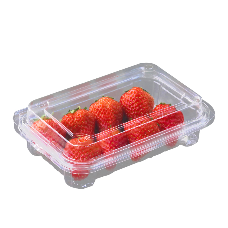 300克加厚超市一次性水果盒子草莓圣女樱桃葡萄一次性餐盒