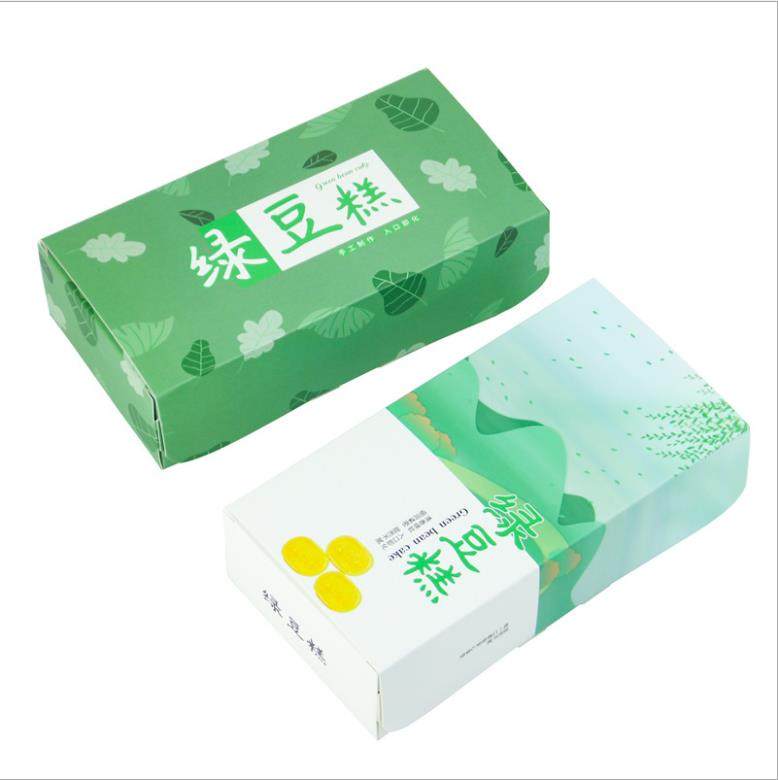 绿豆包装盒6粒装小小清新冰糕高档送礼礼品盒点心包装盒