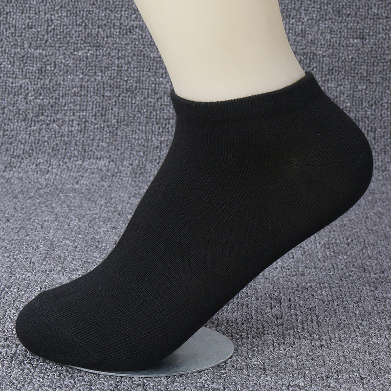 短袜黑色女士薄款袜子女春秋秋浅口低纯棉隐形短袜