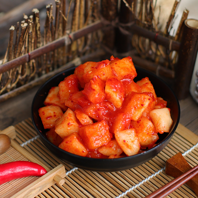 全庆元韩国韩式萝卜泡菜进口配方下饭饭菜咸菜腌制