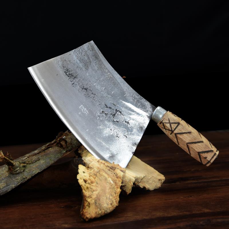 锻打斩骨刀家用手工砍骨刀传统老式菜刀商用剁骨刀斩骨刀