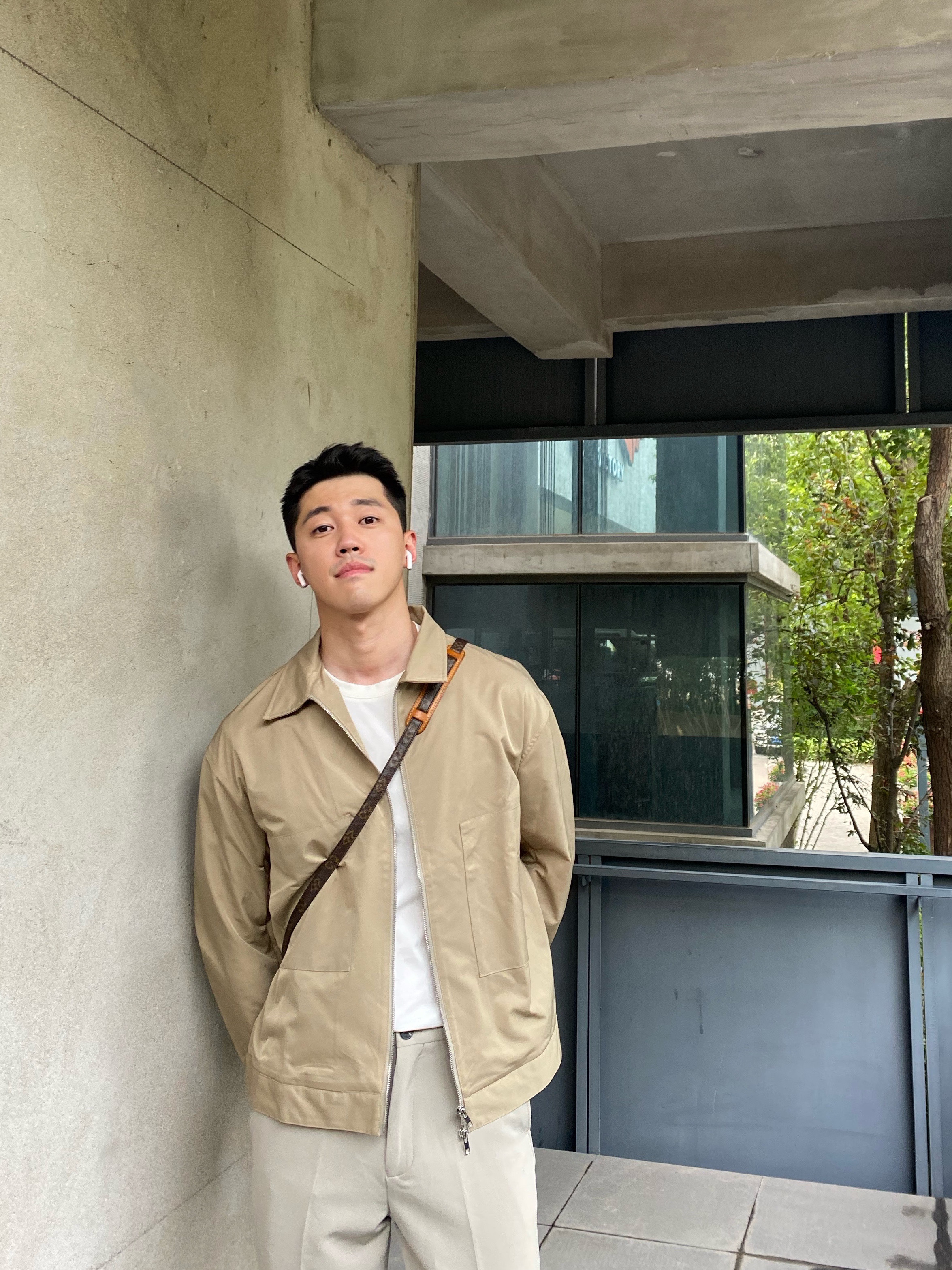 乌素mirror 2022年ins潮流轻熟简约休闲工装翻领夹克外套男春秋款