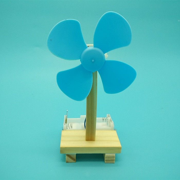 小学科学实验玩具科技制作简易电动风扇diy物理科学实验