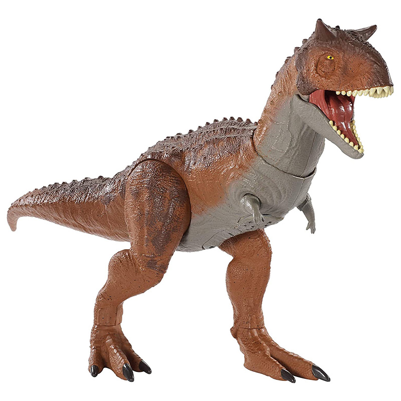 正版美泰侏罗纪世界2声效牛龙全控竞技食肉牛龙联动儿童恐龙玩具