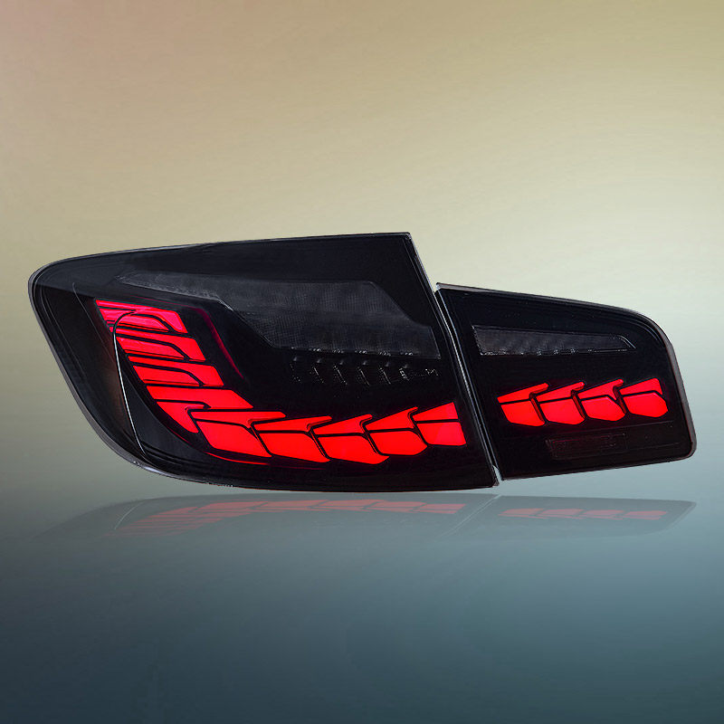 尾灯专用用于宝马f10f18龙鳞led总成11-17款改装尾灯总成