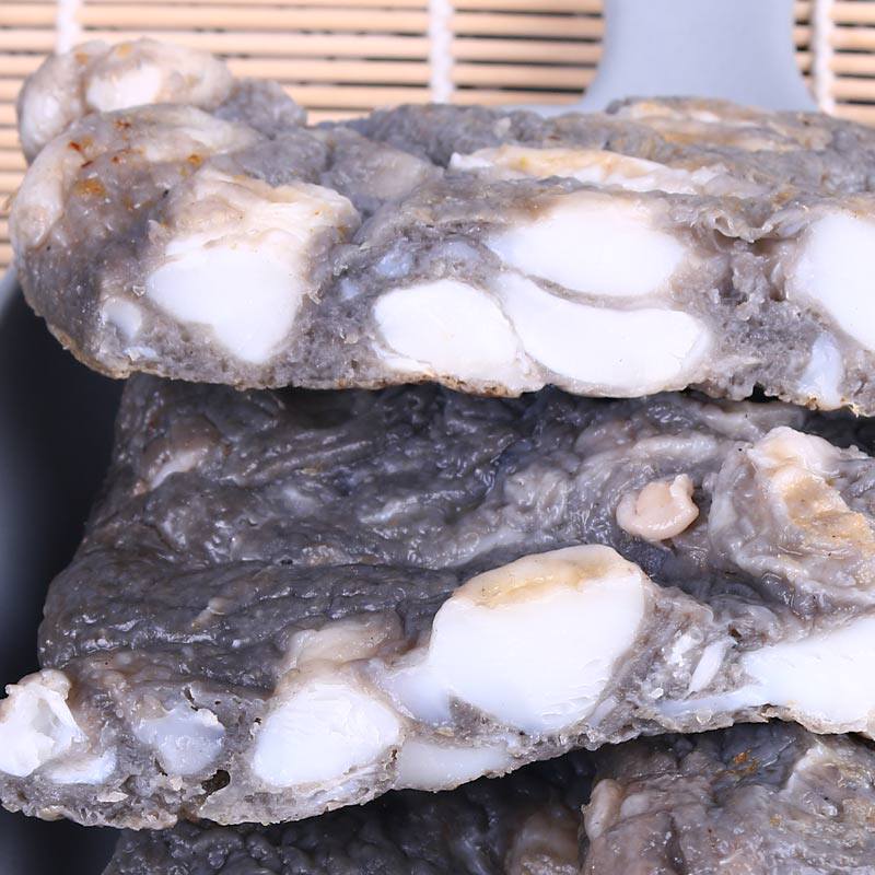 墨鱼饼目鱼双蛋浙江温岭石塘特产手打淡墨鱼蛋饼500g饭店餐饮冷菜