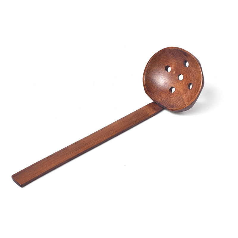 拉面创意日式楠木天然实木长柄龟甲勺大汤勺汤勺