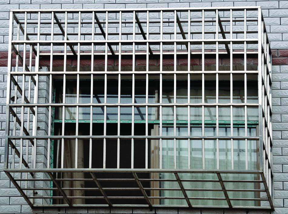 不锈钢防盗防护栏儿童安全护栏飘窗阳台泉州上门测量防盗窗