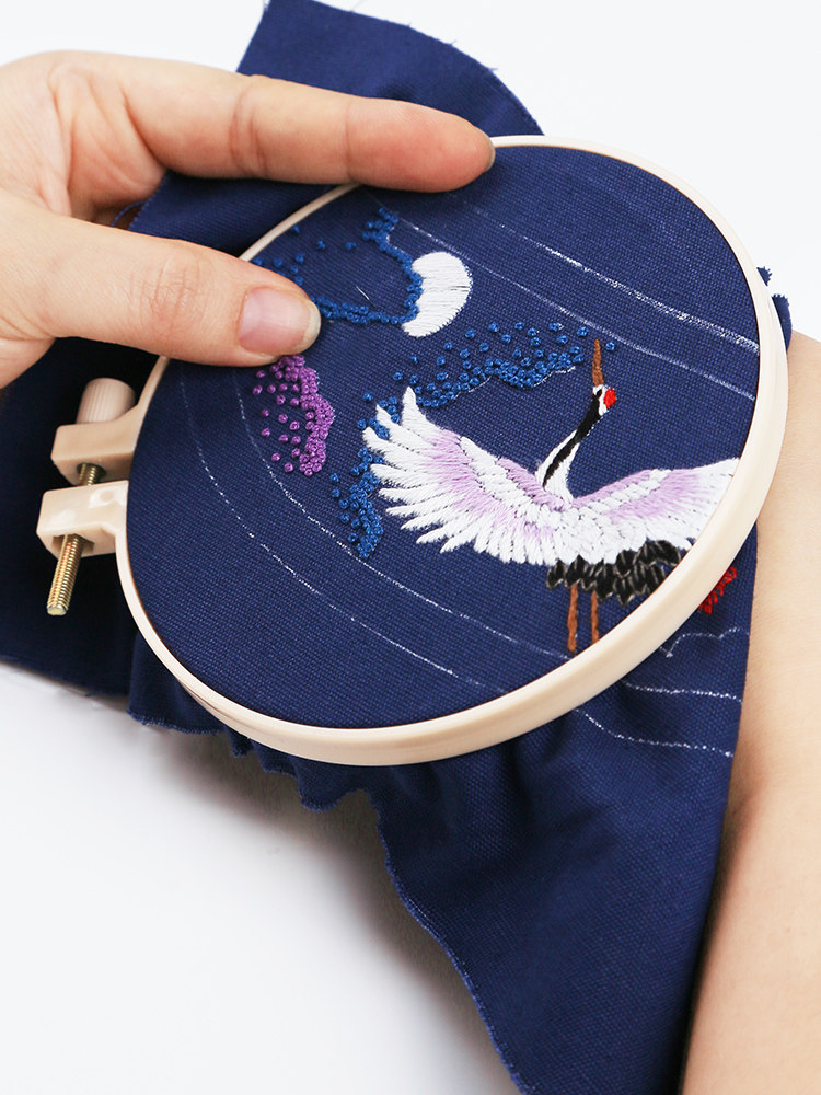 刺绣diy初学自己绣汉服古风绣花香囊包袋挂件手工刺绣荷包材料包