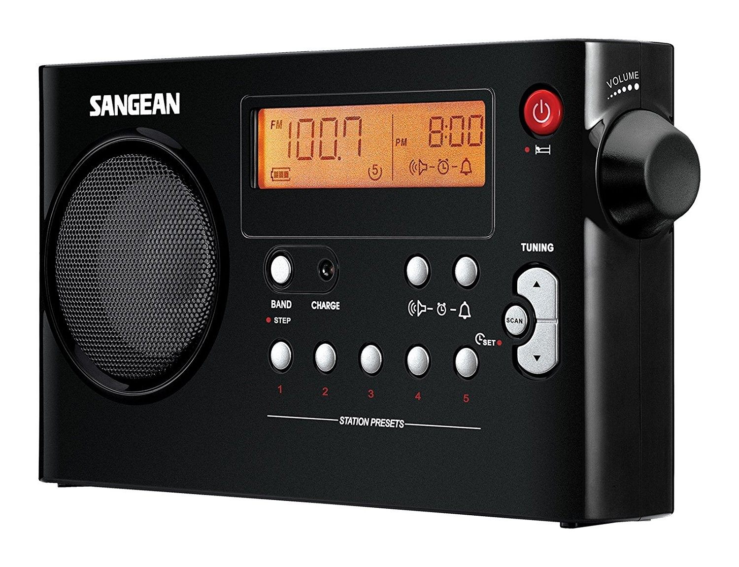 sangean山进prd7数字式充电便携式收音机波段直流高端收音机