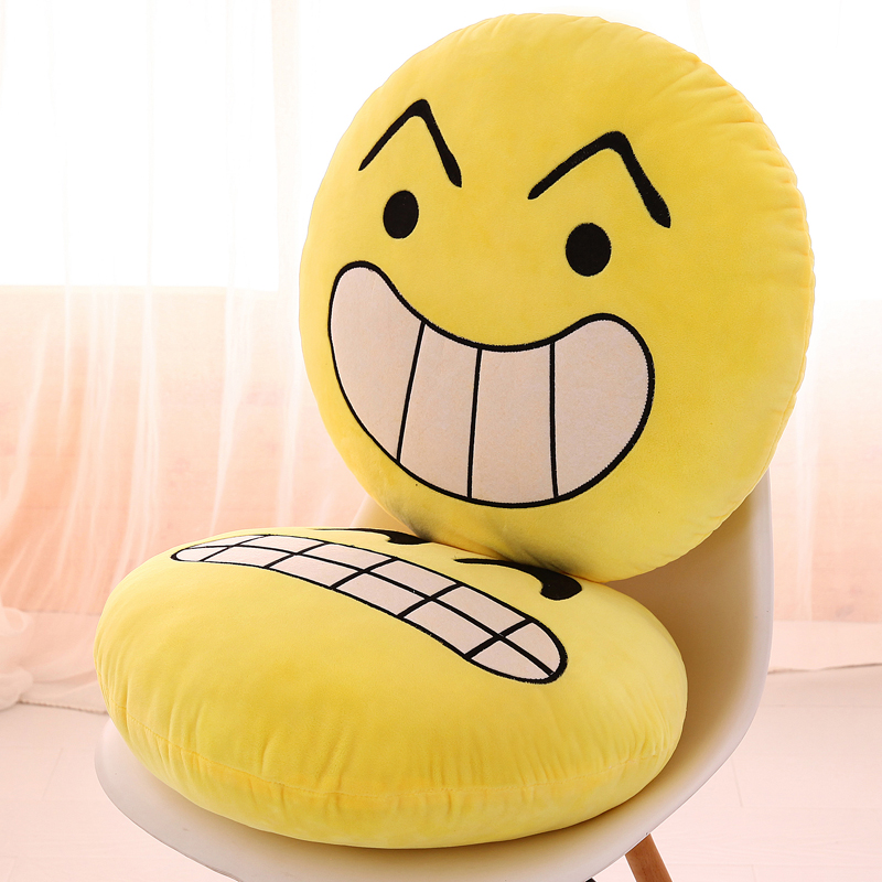 emoji公仔qq表情抱枕午睡觉动画抖音布娃娃小女孩想你表情玩偶图片