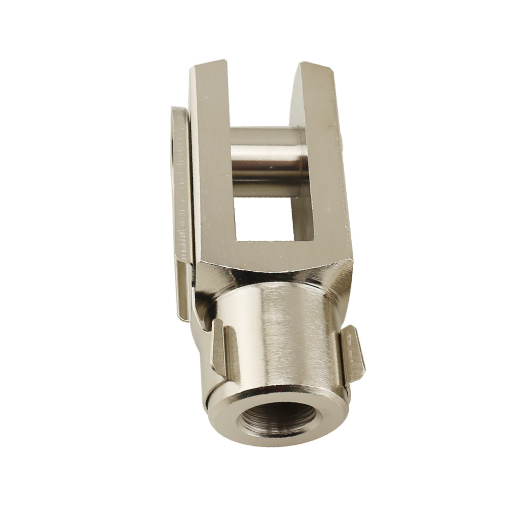 精品y型接头 白色镀镍 气缸y型配件 安装方便 f-m y接头