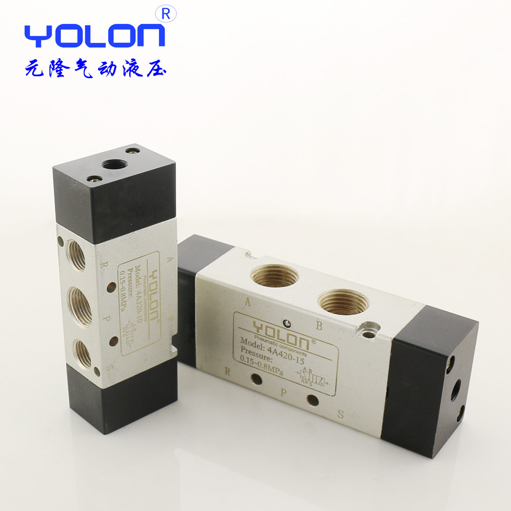 二位五通气控阀 4a120-06/4a220-08 /4a320-10/4a420-15 双气控