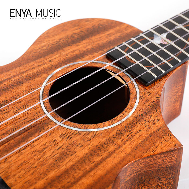 恩雅m6桃花芯全单板尤克里里23寸乌克丽丽小吉尤克里里