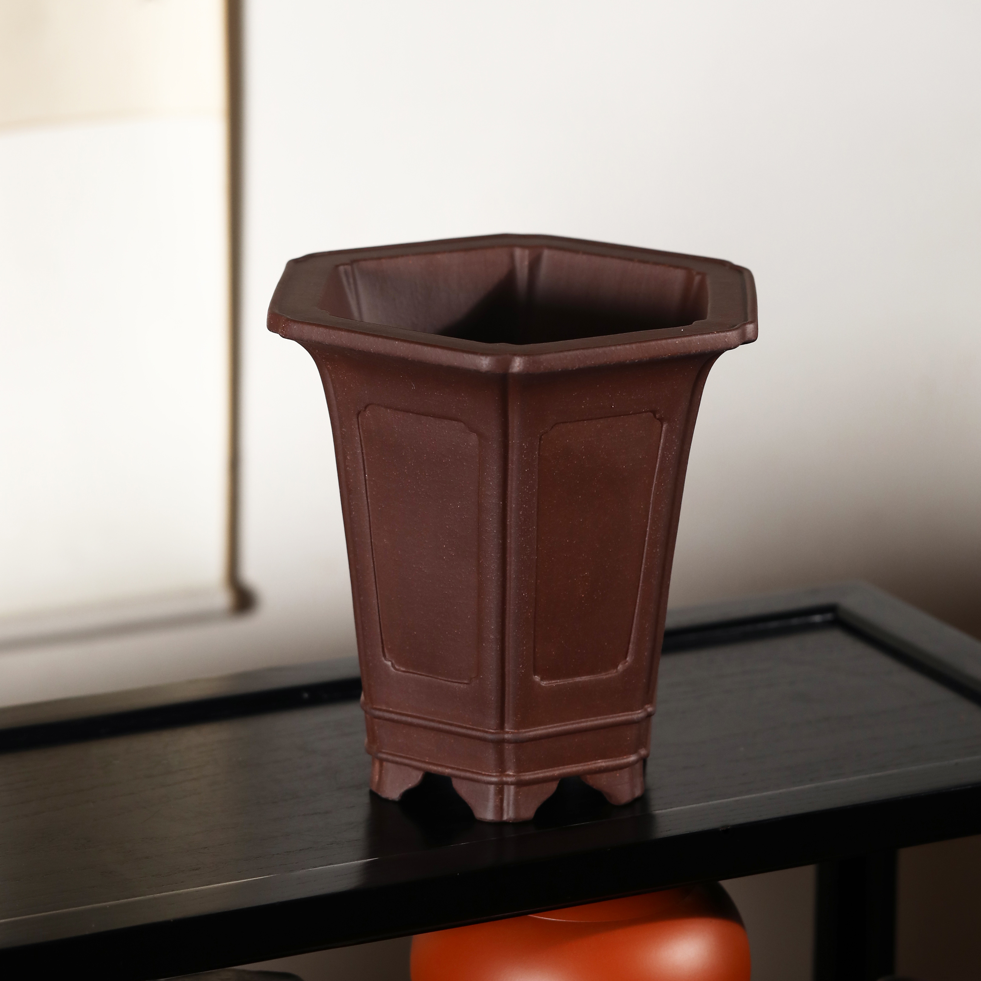 紫砂兰草专用兰花春兰紫泥花盆永刚韩永刚兰盆花盆