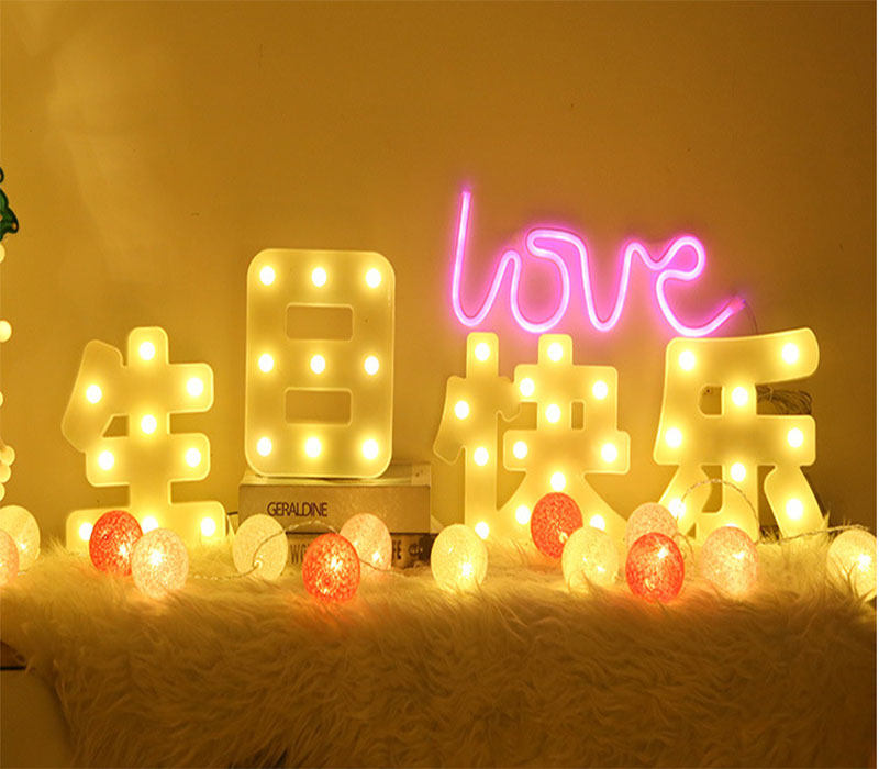 led小灯泡彩灯闪灯串灯网红灯 卧室浪漫房间少女心摆摊装饰圆球灯