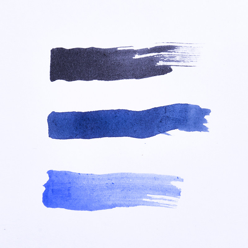 墨水钢笔pimio毕加索黑色纯蓝碳素不堵笔50ml笔用墨水