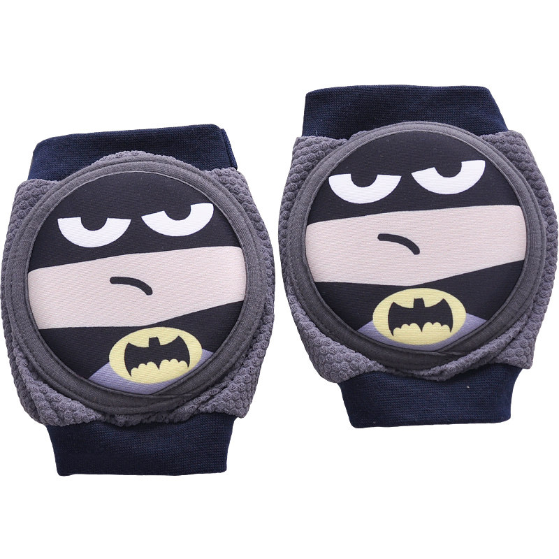 夏季宝宝爬行护膝可调节儿童防摔保护膝盖婴幼儿护腿学步护膝护肘