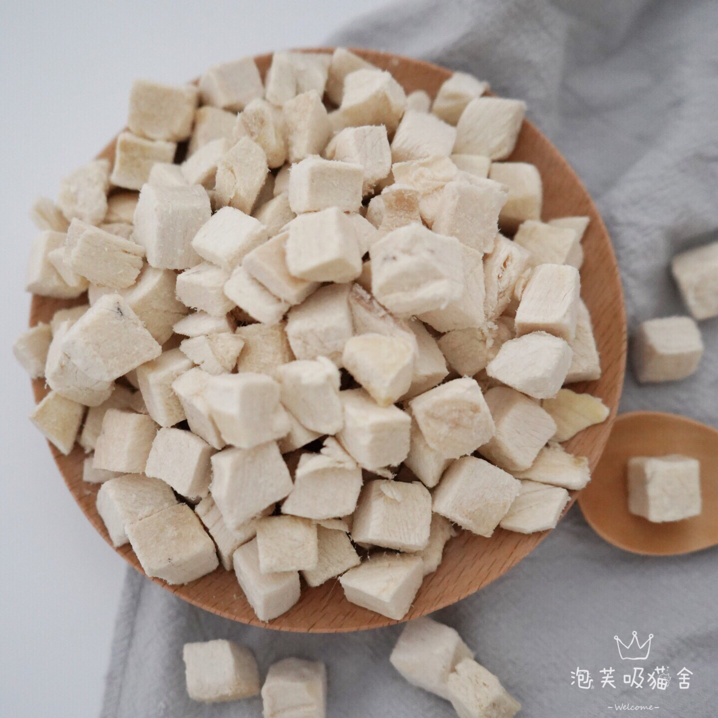 冻干猫狗零食速冻鸡肉粒鸡肉丁鸡胸鸭肉粒小猫咪特色零食