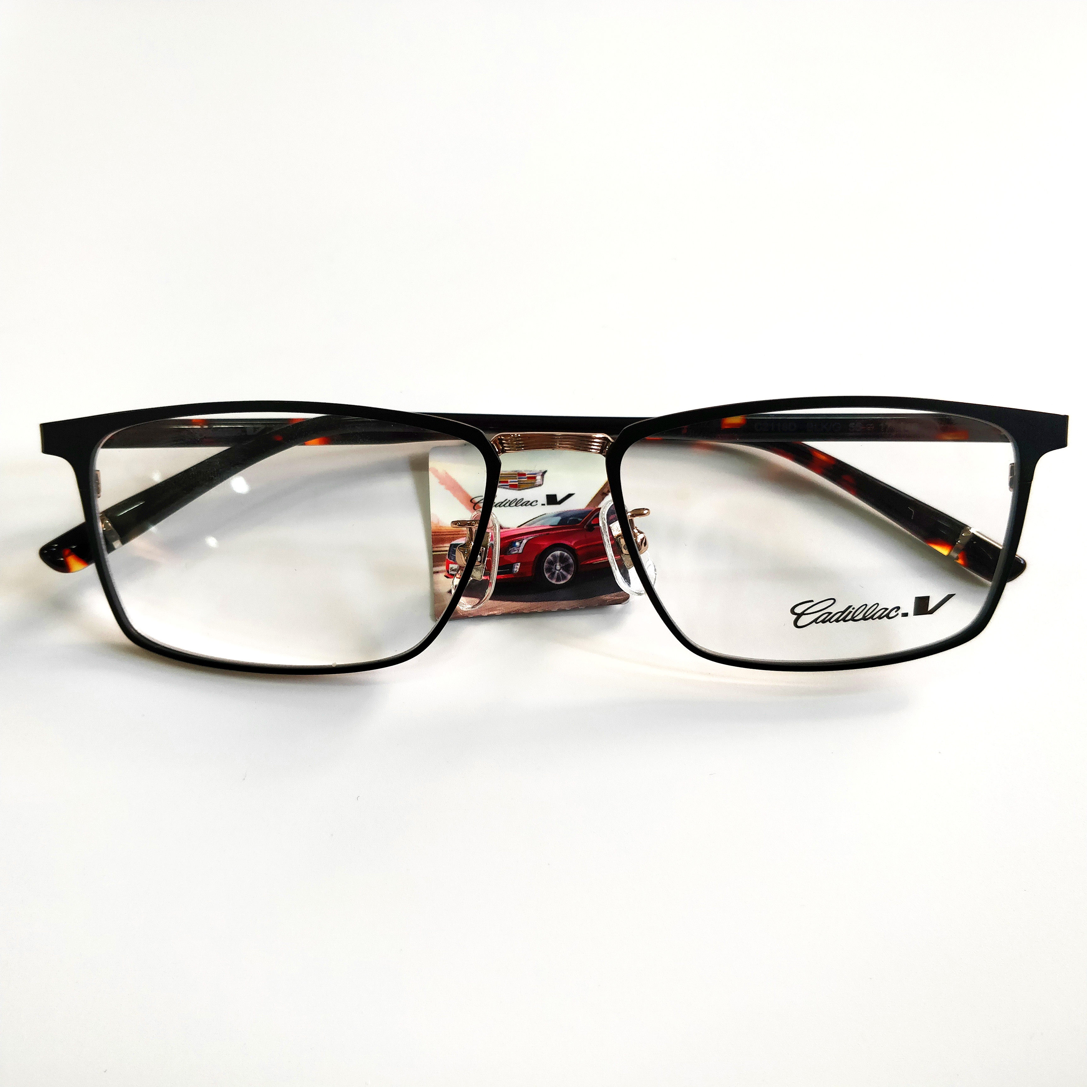 上海实体精明cadillac凯迪拉克潮流合金方形镜框时尚眼镜架