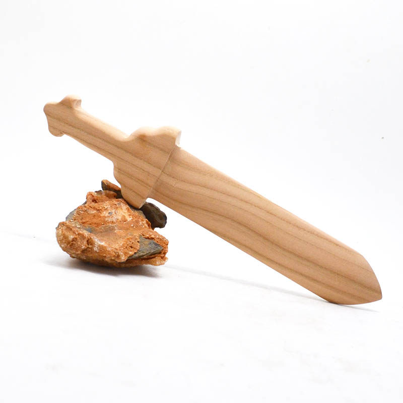 桃木工艺品品包新品包摆件家居木剑挂件原色免漆木雕