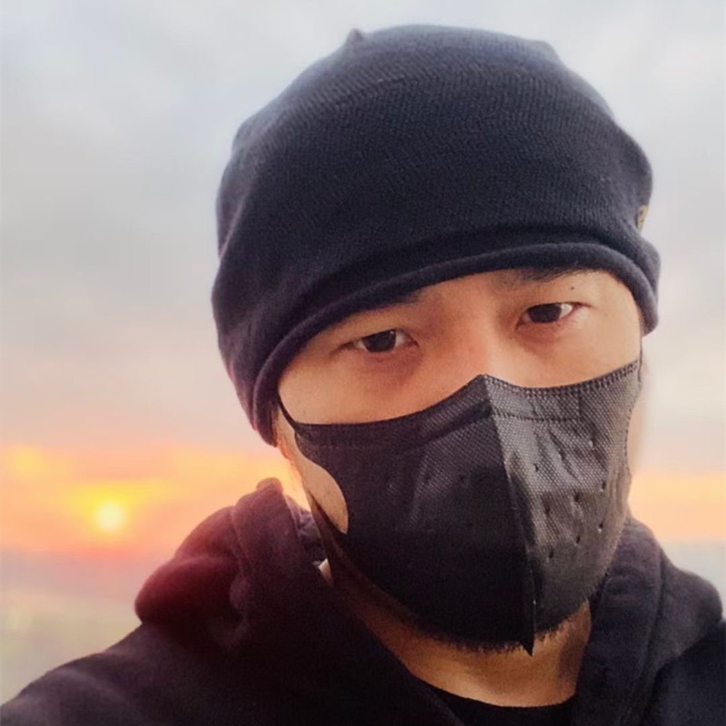 周杰伦jaychou同款帽子刺绣包头针织男士头套帽子